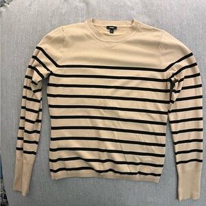 Silky soft crewneck striped top